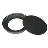 Tart mould with removable bottom side, steel, 24 cm - de Buyer