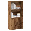 Regal za knjige boja starog drva 60x24x120 cm konstruirano drvo
