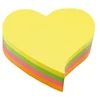 Blok samolepljiv oblik 70x70mm 200L Srce zakrivljeno Info Notes neon