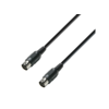 Kabel MIDI Adam Hall K3MIDI0150BLK 3Star Series črn 1,5 m