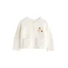 Next Pletena jopa Flower Girl temno zelena/roza/bela