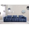 ATELIER DEL SOFA Amaris 3 Seater Navy Blue sofa sa 3 sedišta