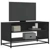 TV ormarić crni 91 x 40 x 46 cm konstruirano drvo i metal