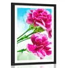 Plakat s paspartujem cvetovi naglja - 30x45 no frame
