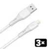 Kabl AVAX CB4306 3X / USB-A to Lightning / 12W / 1.5 m / White