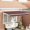 Okvir tende Smeđa 250 x 200 cm Poliester s PU premazom