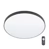 Eglo Zubieta-a spot/1, led, 24w, prečnik 450, dimabilna, sa daljinskim,crno/bela