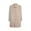 GOBI Cashmere Prehoden plašč Men’s Single-Breasted Cashmere Coat temno siva