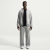 Superge Nike Solo Swoosh Mens Fleece Open-Hem Pants Dk Grey Heather/ Lt Smoke Grey/ White L
