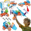 WOOPIE 5-v-1 STEM komplet gradbenih kock za vozila