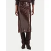 Rinascimento Midi krilo CFC0020440002 Temno rjava Regular Fit