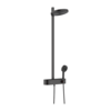 HANSGROHE tuš set s termostatsko armaturo Pulsify SHP 260 2jet, mat črn (24240670)