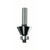 BOSCH Glodalo za skošavanje ivica / glodalo za glodanje uz površinu 2608628351 8 mm D1 23.7 mm B 5.5 mm L 12 mm G 54 mm 25° srebrno
