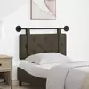 vidaXL Visoki naslon za glavo Siva 90 cm Umjetno usnje