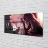 tulup.si Slika na akrilnem steklu Ljudje očala 120x60 cm 4 obešalnika