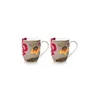 Pip Studio komplet lončkov iz glaziranega porcelana 200 ml