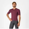 Castelli Moški Dres Espresso - Deep Bordeaux, M