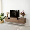 HANAH HOME TV polica Grotte Walnut