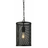 Searchlight 2481BK - luster na lancu FISHNET, 1xE27/60W/230V, u crnoj boji