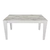 Aberto Design Trpezarijski sto Bud 145x75x85cm Beli