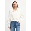 Tommy Jeans Jopa na zadrgo gorčica / bela