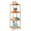 Višenamenska polica 4 nivoa bambus 35x35x115cm Kesper