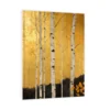 Canvas Slika na platnu Zlatna šuma, 75x100cm, Sa ramom, Beli