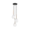 Luster na sajli VOLDA 3xE14/10W/230V prečnik 28 cm mesing