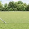 vidaXL varjena žičnata ograja z 13 spike posts 0.8x100 m pocinkano jeklo