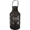 ProGarden Svetilka Progarden KO-435105530 za svečo 22 x 58 cm les rjava