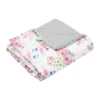 shumee Odeja Minky 75x100 (pepelnato siva + jabolčno bela)