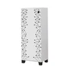 Hanah home Cipelarnik 50x127x38cm Belo-Crni