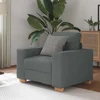 Sofa fotelja tamno siva 100x78x80 cm tkanina