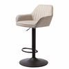 Bež barski stol z nastavljivo višino Nolan – Unique Furniture