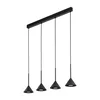 Črna mini viseča svetilka Cono 10305 TK Lighting