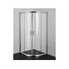 SANOTECHNIK polkrožna tuš kabina z drsnimi vrati Q-line 80x80x190 (Q80C)