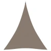 shumee Vrtno trikotno jadro Oxford Cloth 4x5x5 m Taupe