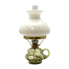 Petrolejska lampa ANNA 33 cm, šumsko zelena, velika, krakelirana
