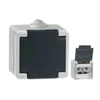Utičnica og metalna tropolna ip54 440v antracit aling