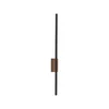 TK Lighting LED stenska svetilka 30W FLASH BLACK WOOD 6625