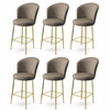 HANAH HOME Set 6 barskih stolica Alte Cappuccino Gold