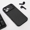 Maska za iPhone 17 Pro Max 69 Carbon fiber crna
