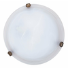 Rabalux Alabastro plafonjeraD30 E27 60W bela/bronza