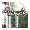 Ideal Lux - LED luster na sajli PERLAGE 11xG9/3W/230V prečnik 73 cm crna/dimljena