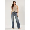Trendyol Indigo High Waist Wide Leg Jeans