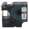Kompatibilen trak za Dymo D1 45803/LabelManager/LabelPoint/LabelWriter/Rhino/MobileLabeler 19mm (3/4) x 7m - črn izpis/bel trak