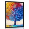 Plakat barvito akvarelno drevo - 40x60 no frame
