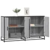 vidaXL vidaXL Komoda siva sonoma 134x35x76 cm inženirski les, (5000217320)