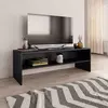 Den TV omarica črna 120x40x40 cm iverna plošča