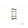 Anemos Metalna polica KIT 188 x 100 x 40 cm 5 x 65 kg, Siva